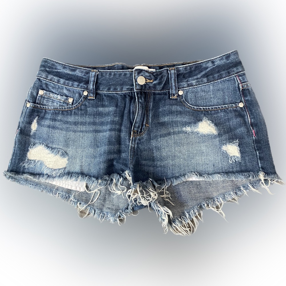 PINK jean shorts